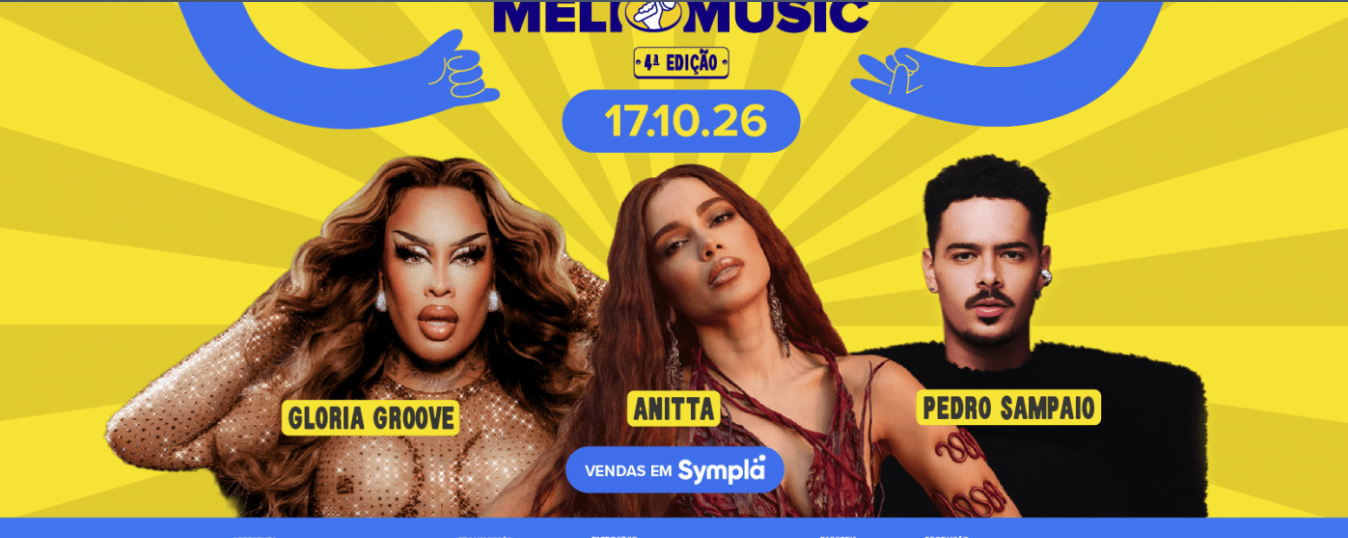 Anitta estreia no Meli Music e lidera primeiros nomes confirmados da edição de 2026