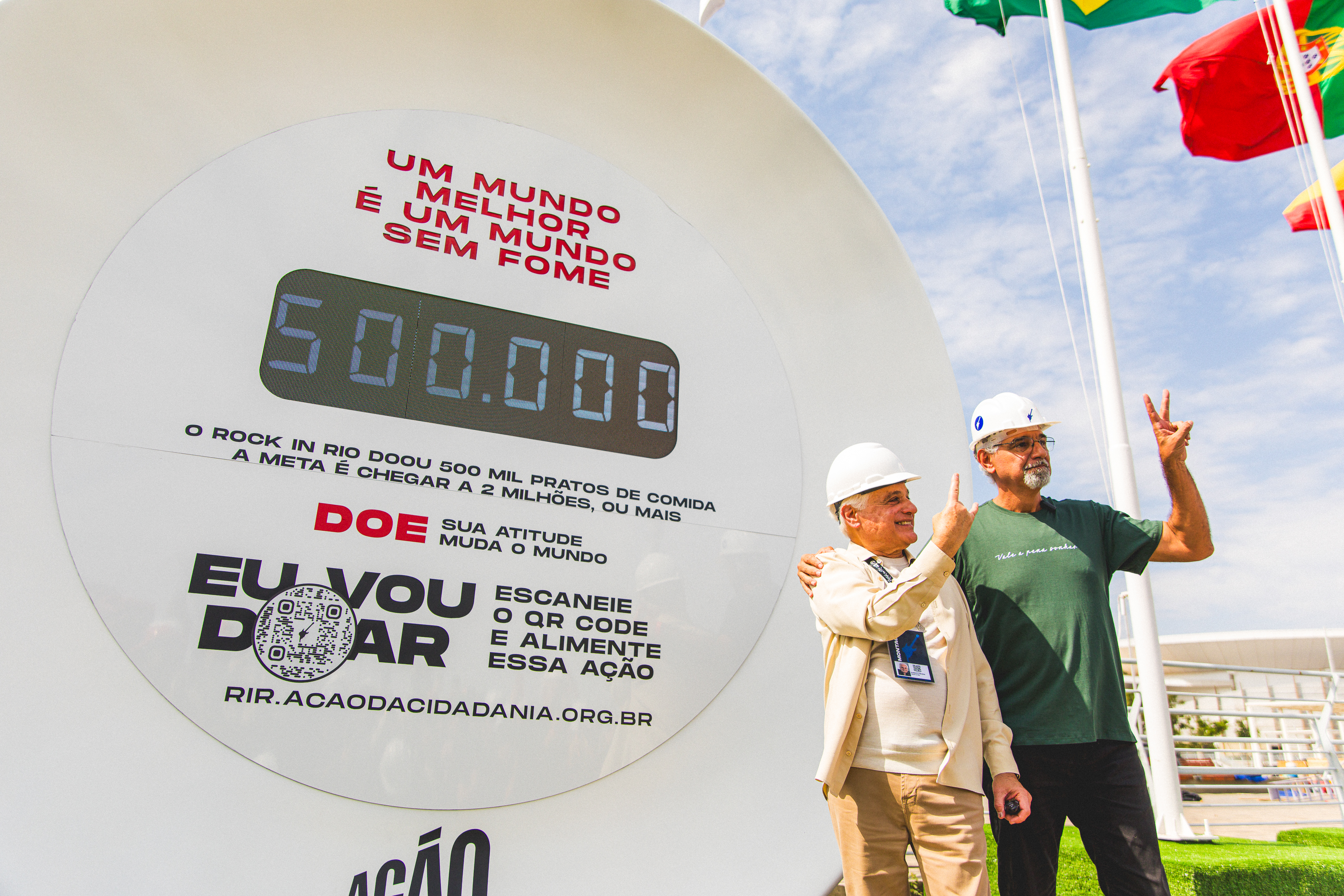 Rock in Rio lança campanha contra a fome e anuncia doação de 500 mil pratos de comida