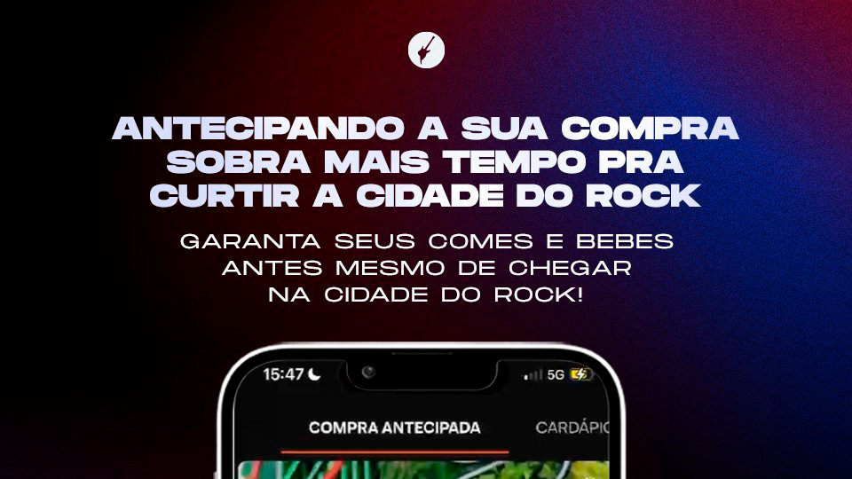 Rock in Rio libera compra antecipada de comidas e bebidas pelo aplicativo oficial