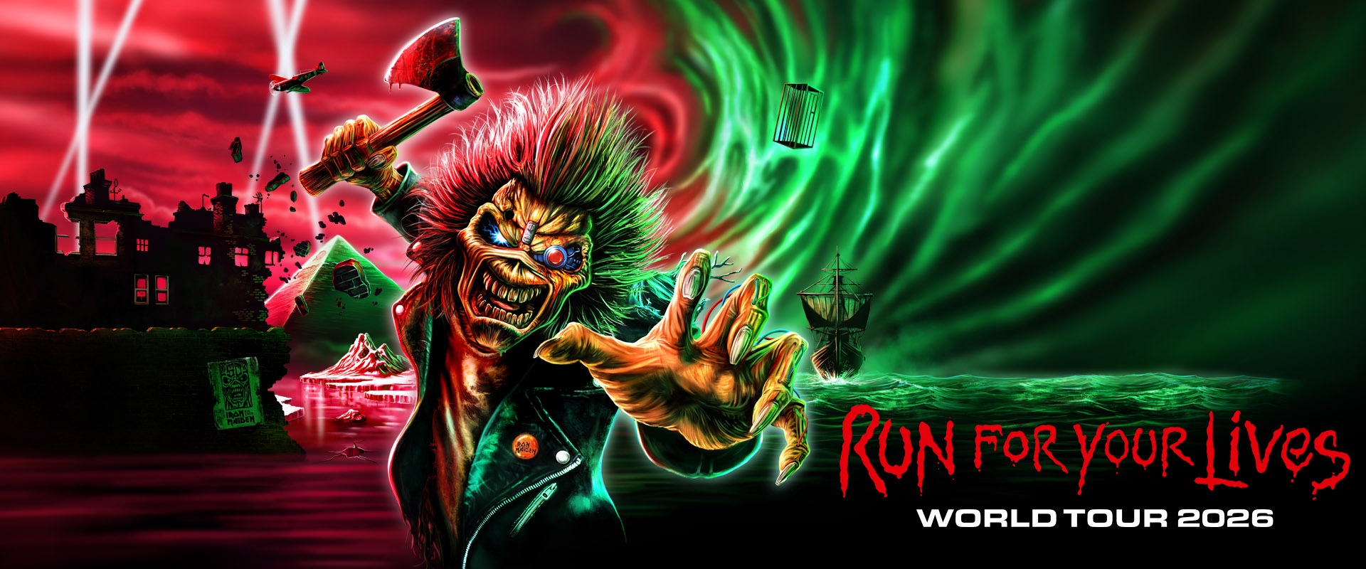 Iron Maiden volta ao Brasil em 2026 com três shows para celebrar 50 anos de carreira