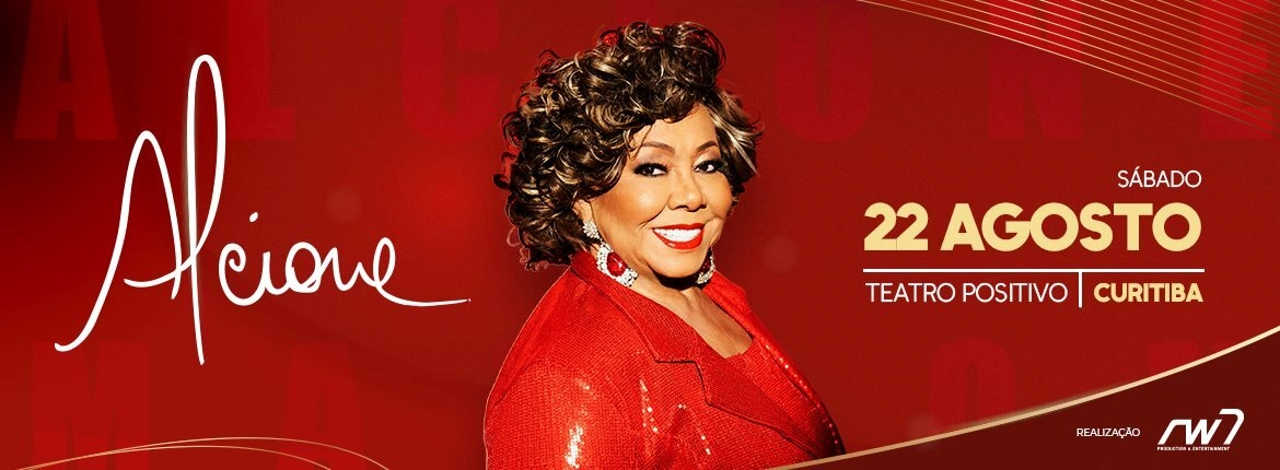 Marrom está de volta: Alcione se apresenta em Curitiba no dia 22 de agosto