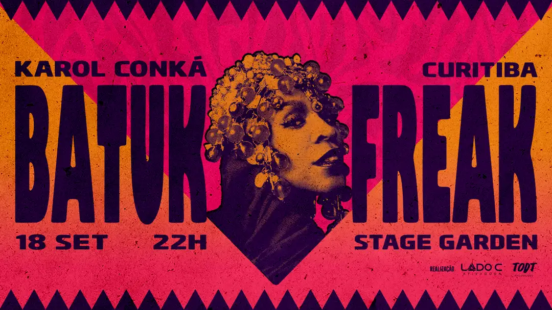 Karol Conká faz show em Curitiba com turnê especial de "Batuk Freak"