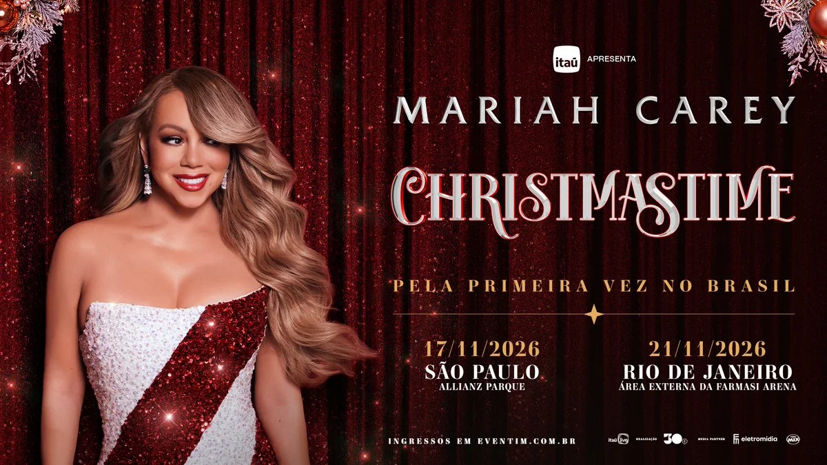 Mariah Carey traz turnê natalina inédita ao Brasil com shows em São Paulo e Rio de Janeiro