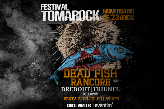 Tomarock celebra 23 anos no Circo Voador com Dead Fish, Rancore, Dredout e Triunfe
